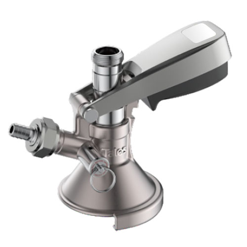 A Type Keg Coupler - With Pressure Relief Valve